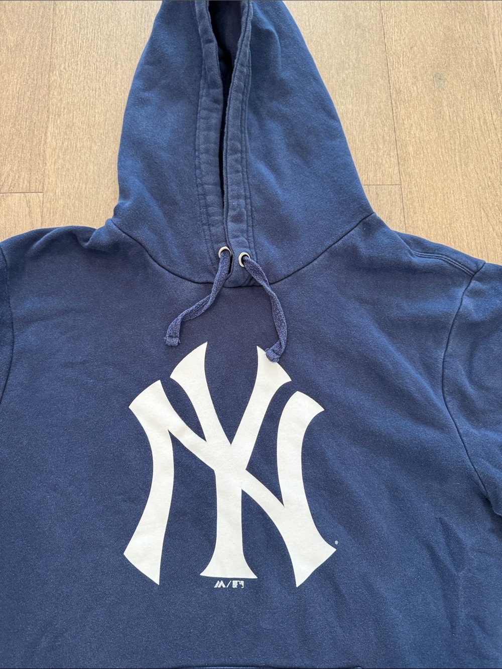 Fanatics New York Yankees Baseball Navy Drawstring Hoodie Men’s L Front Pocket
